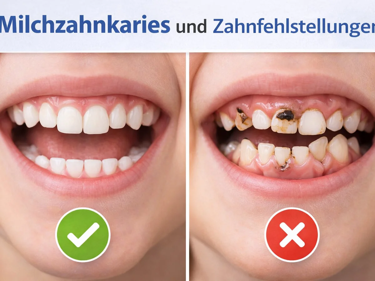 Milchzahnkaries Und Zahnfehlstellungen