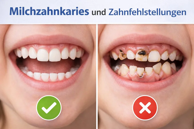 Milchzahnkaries Und Zahnfehlstellungen